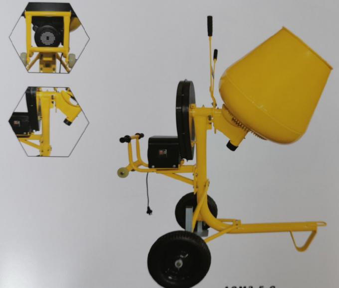 Mini Construction Roll Gas Engine Concrete Mixer