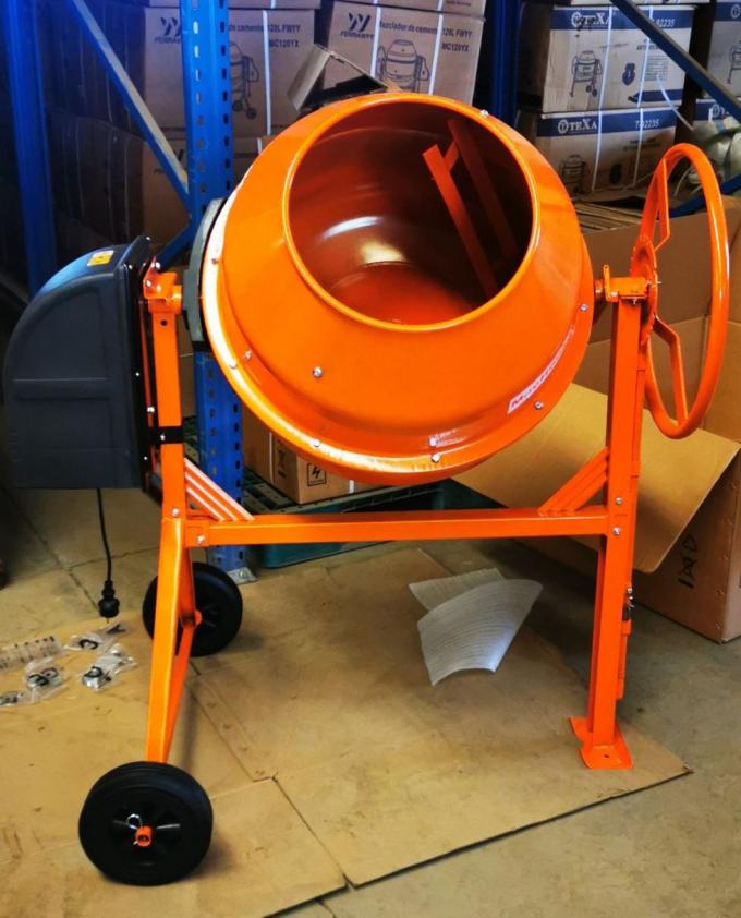 गीला निर्माण सीमेंट कंक्रीट मिक्सर मशीन 6.5HP सेमी ड्राई 1