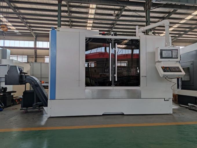 फुट पैड सीएनसी मशीन केंद्र के साथ 380V सीएनसी धातु मिलिंग मशीन 1