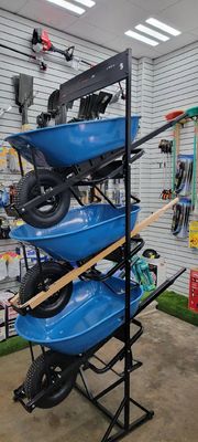 स्टील फ्रेम के साथ 540mm गार्डन कार्ट टूल्स 150kg 6 Cu Ft Wheelbarrow