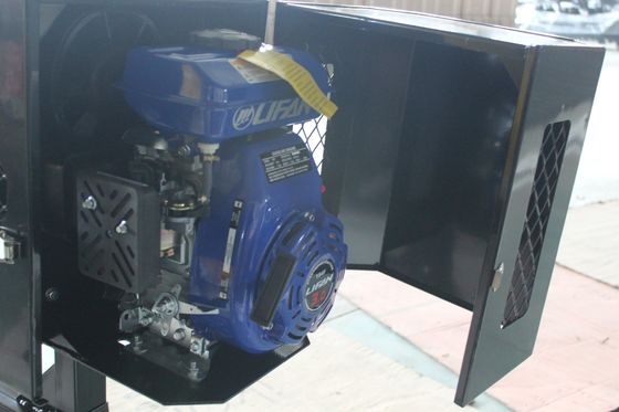 कास्ट आयरन रिंग गियर के साथ टू व्हील्स इलेक्ट्रिक मिनी कंक्रीट मिक्सर 250L