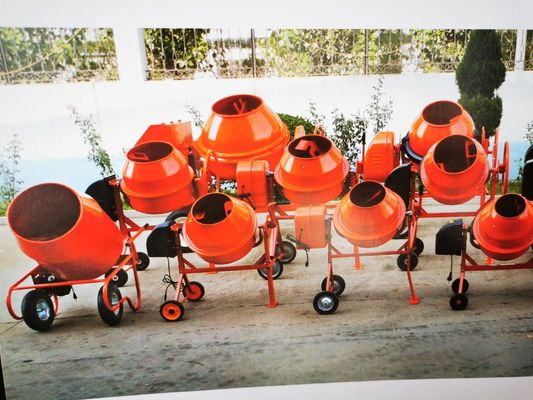 मिनी पंप के साथ गैस स्वचालित कंक्रीट मिक्सर मशीन 500l कंक्रीट मिक्सर