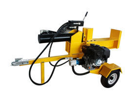 9HP गैसोलीन वुड चिपर ऑटोमैटिक फीडिंग वुड लॉग स्प्लिटर