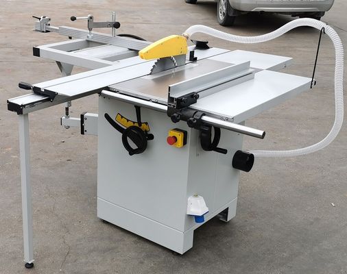 1500W वुड प्रेसिंग मशीन सेमी ऑटोमैटिक वुडवर्किंग टेबल सॉ